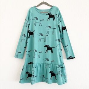 Tea Collection Girls Long Sleeve Horse Dress Size 8